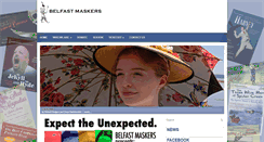 Desktop Screenshot of belfastmaskers.com