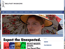 Tablet Screenshot of belfastmaskers.com